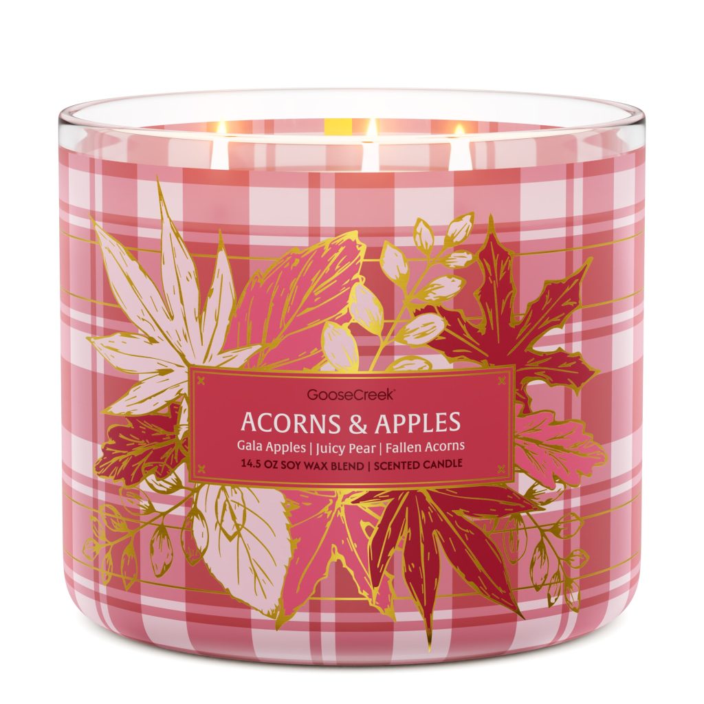 Acorns & Apples 3-Wick Candle