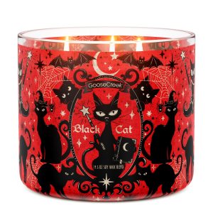 Black Cat 3-Wick Candle