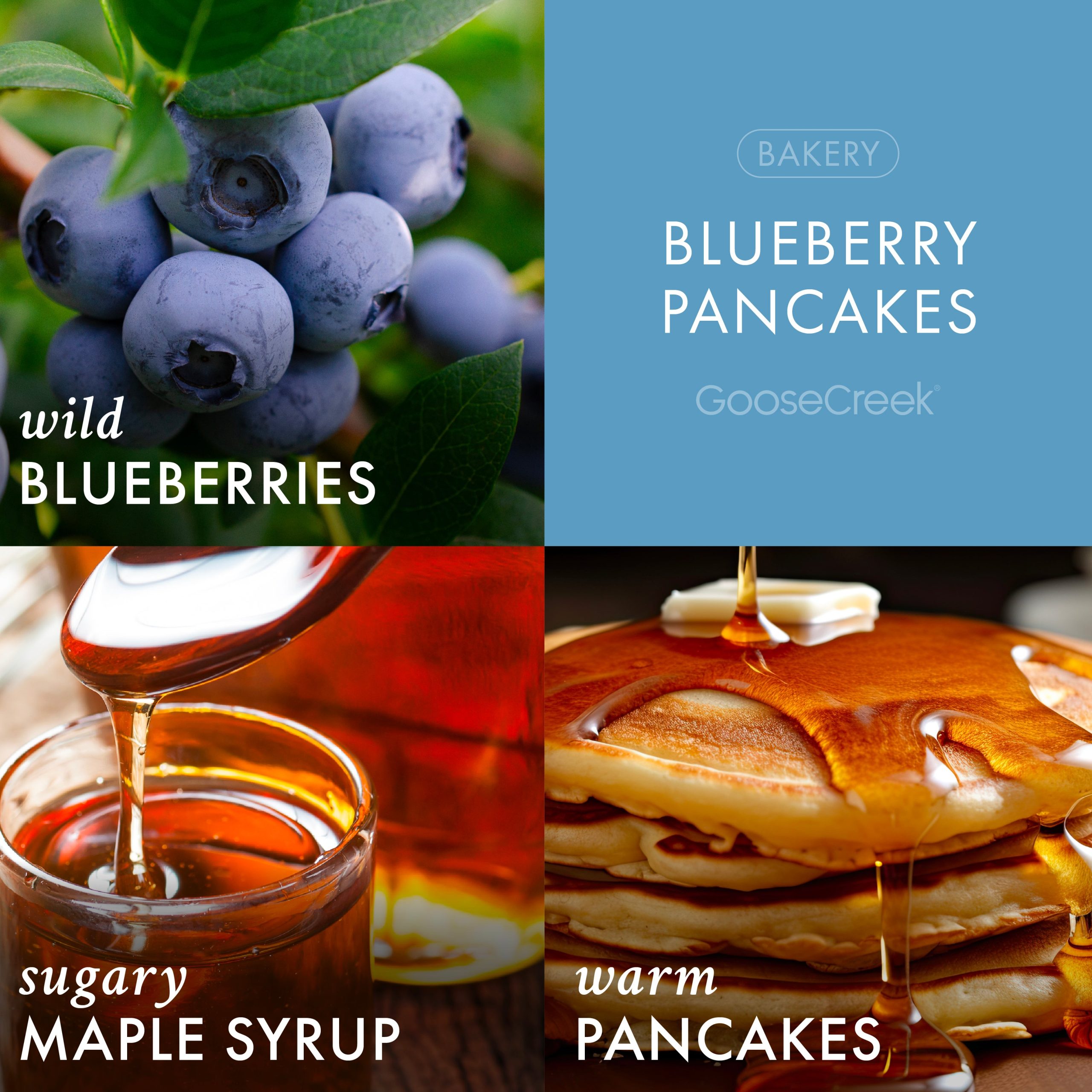 Blueberry Pancakes 3-Wick Candle - Image 2