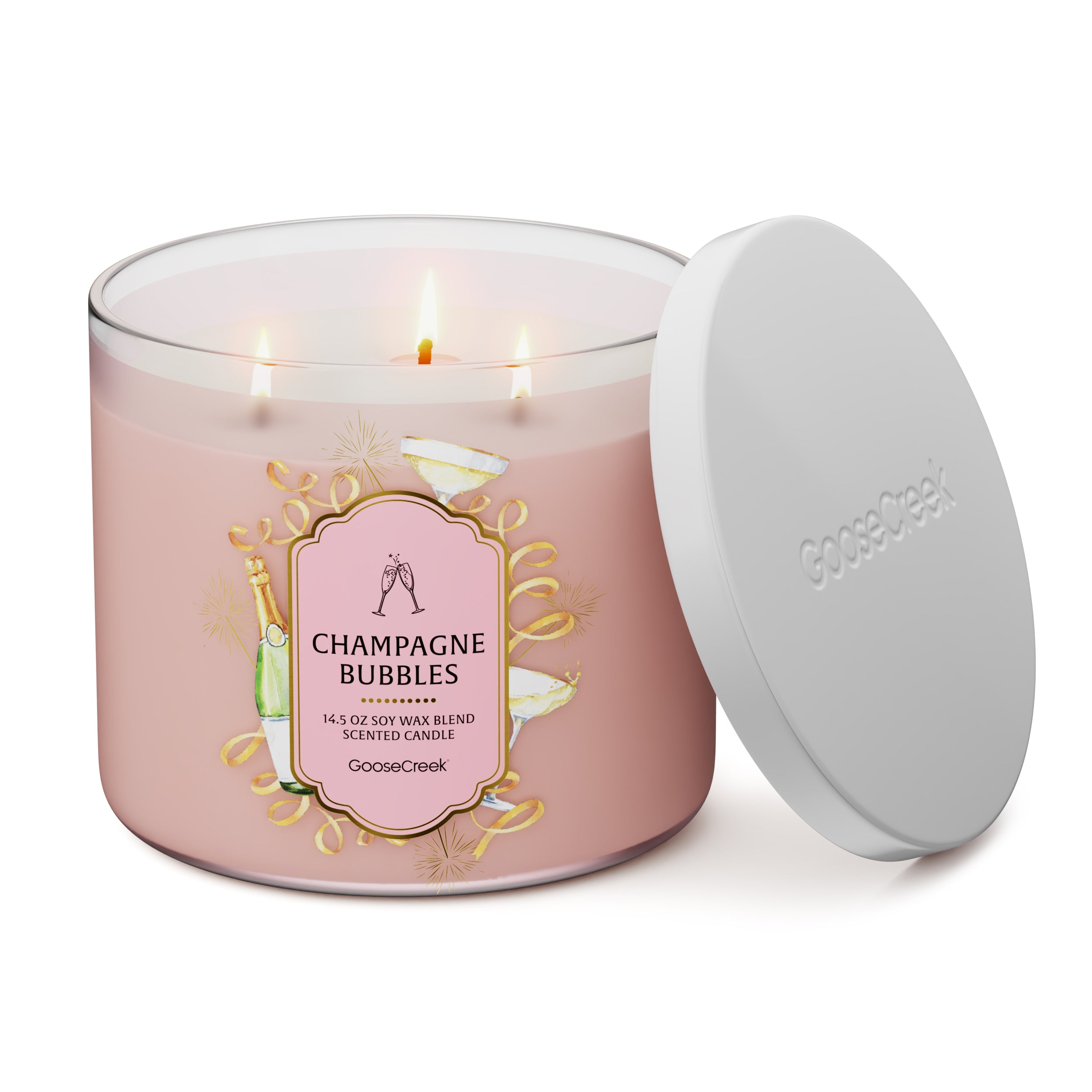Champagne Bubbles 3-Wick Candle - Image 3