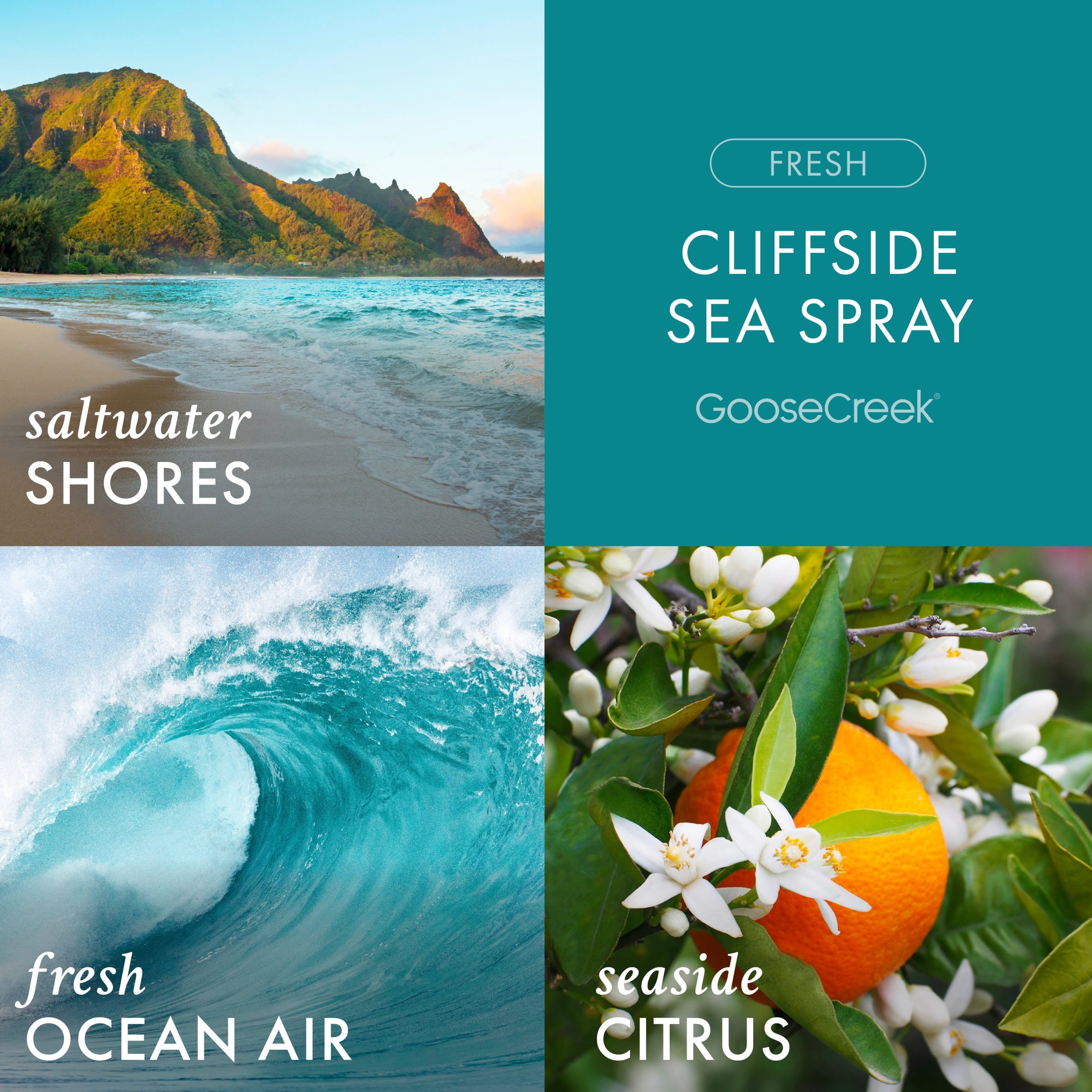 Cliffside Sea Spray 3-Wick Candle - Image 2