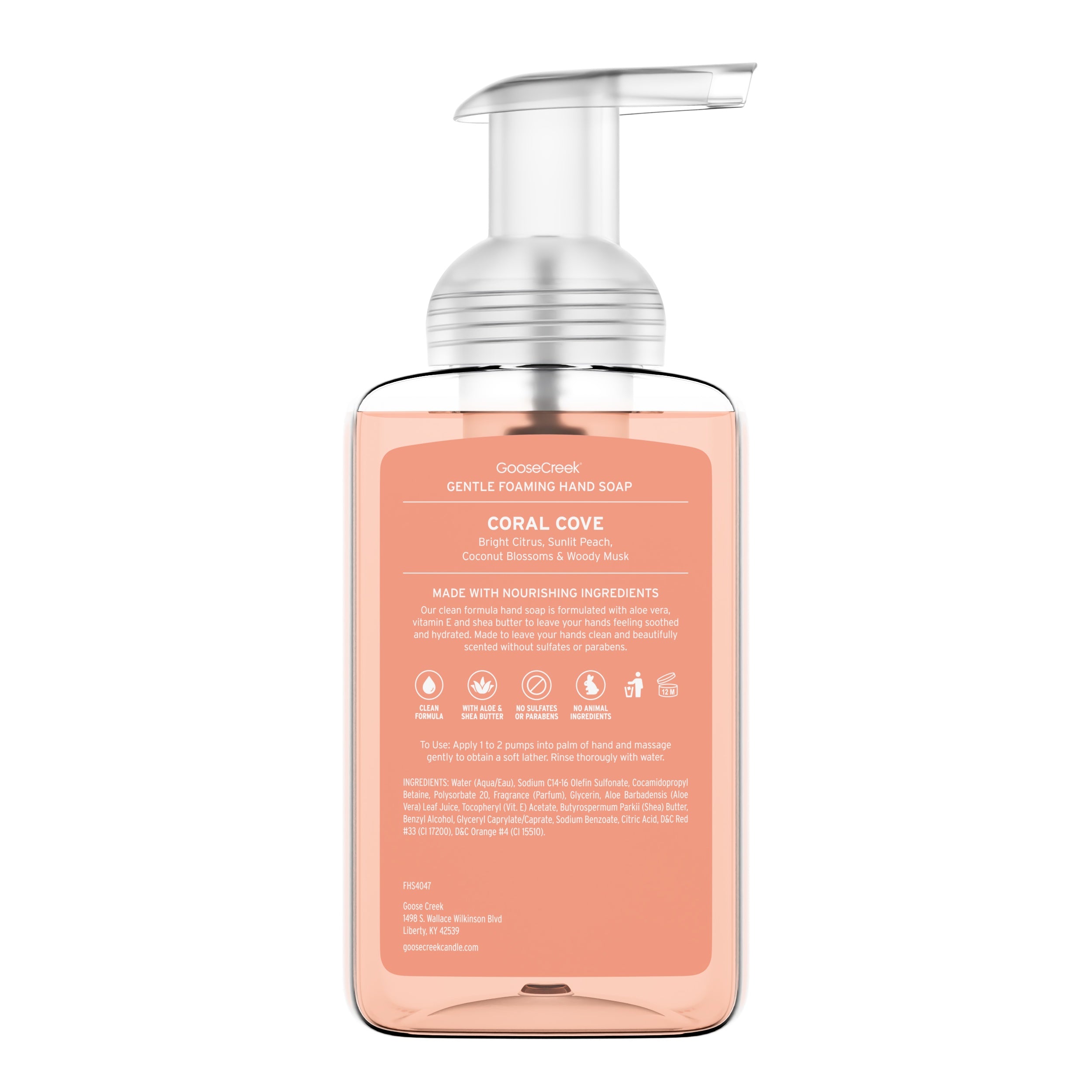 Coral Cove Lush Foaming Hand Soap - Image 2