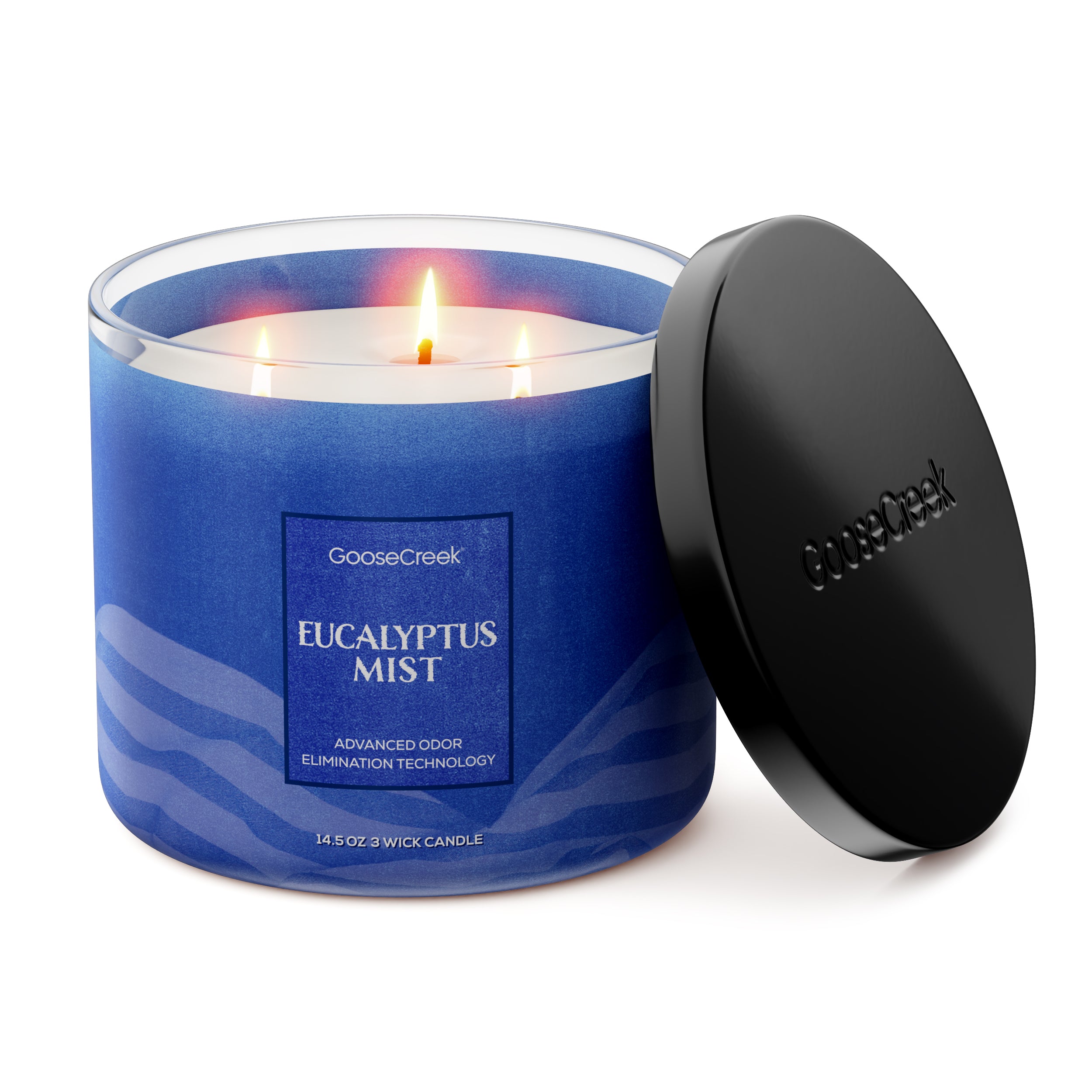 Eucalyptus Mist Odor Eliminating 3-Wick Candle - Image 3