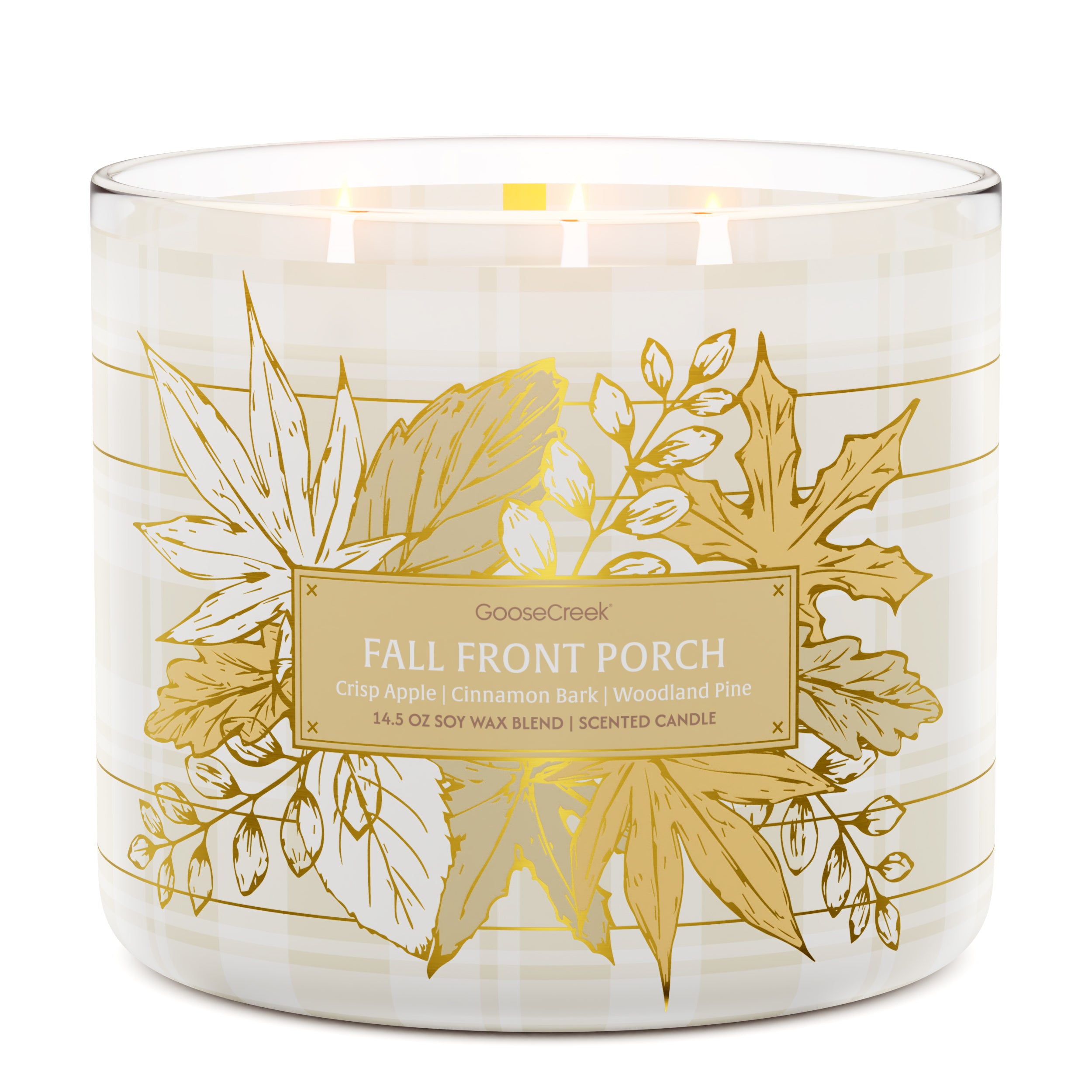Fall Front Porch 3-Wick Candle