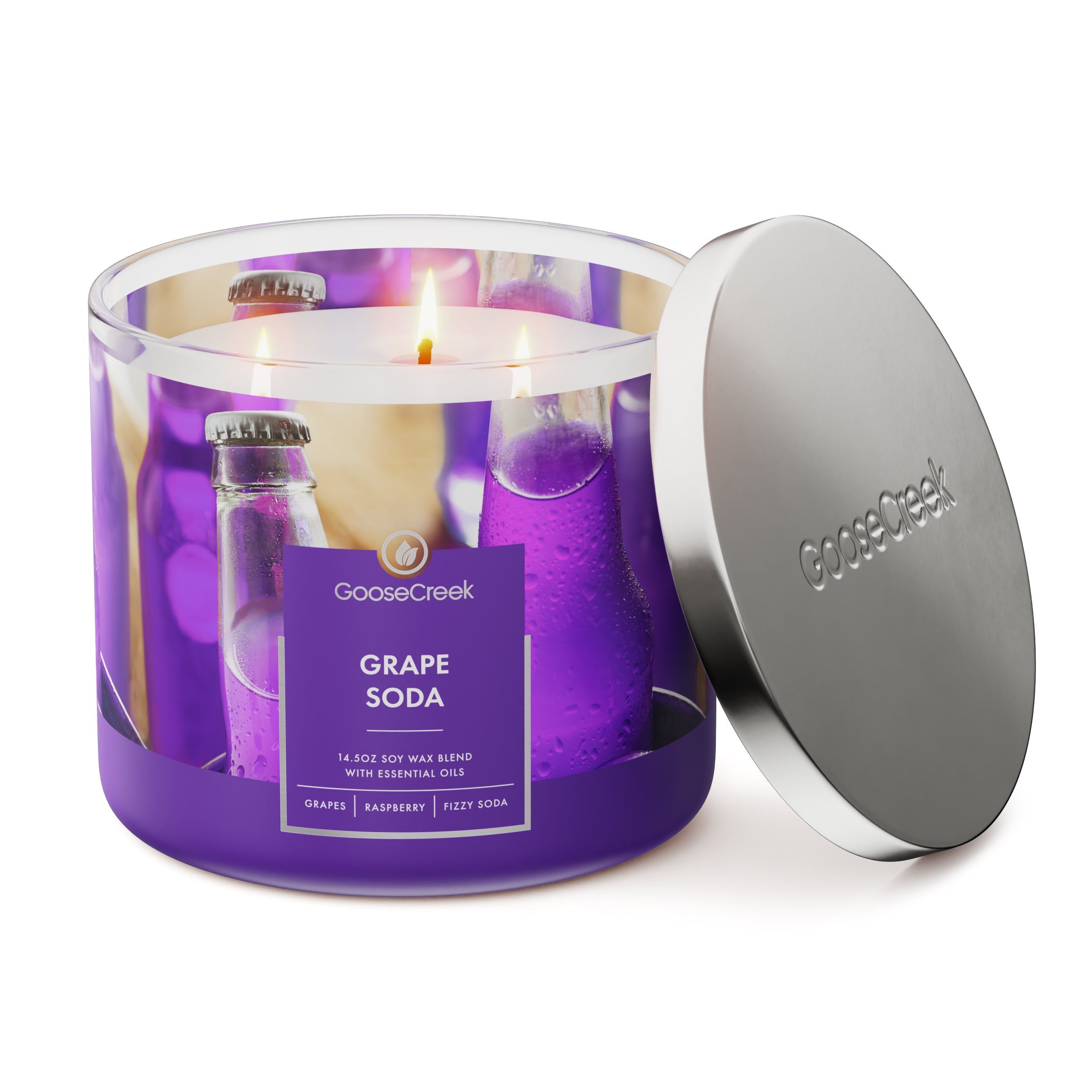 Grape Soda 3-Wick Candle - Image 3