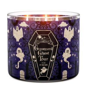 Graveyard Ghost Tour 3-Wick Candle