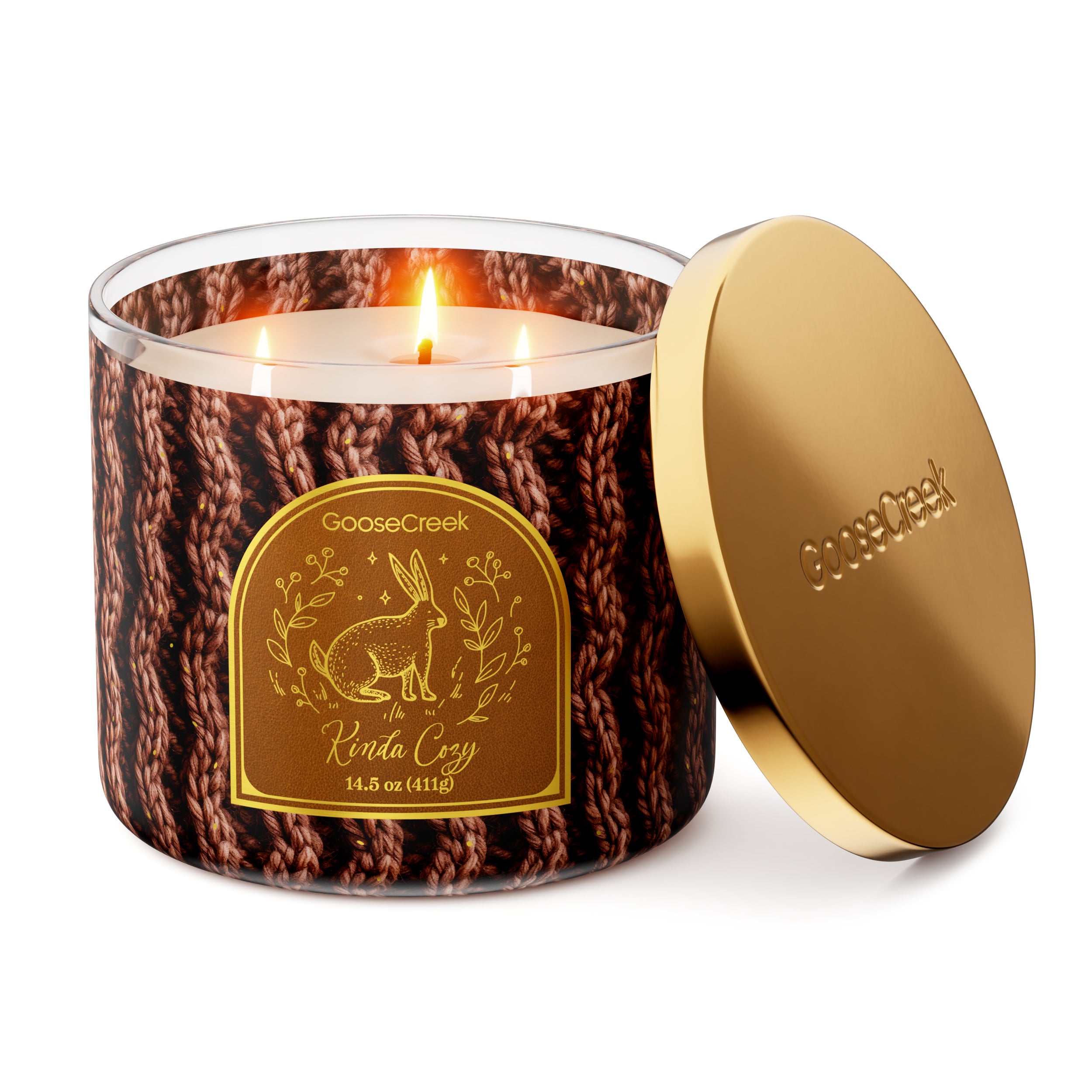 Kinda Cozy 3-Wick Candle - Image 3