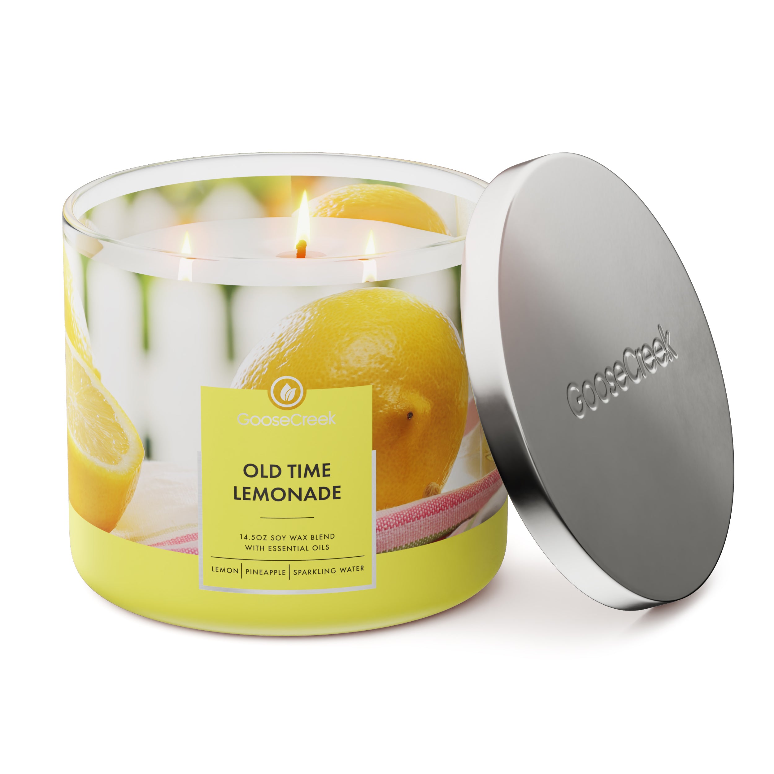 Old Time Lemonade 3-Wick Candle - Image 3