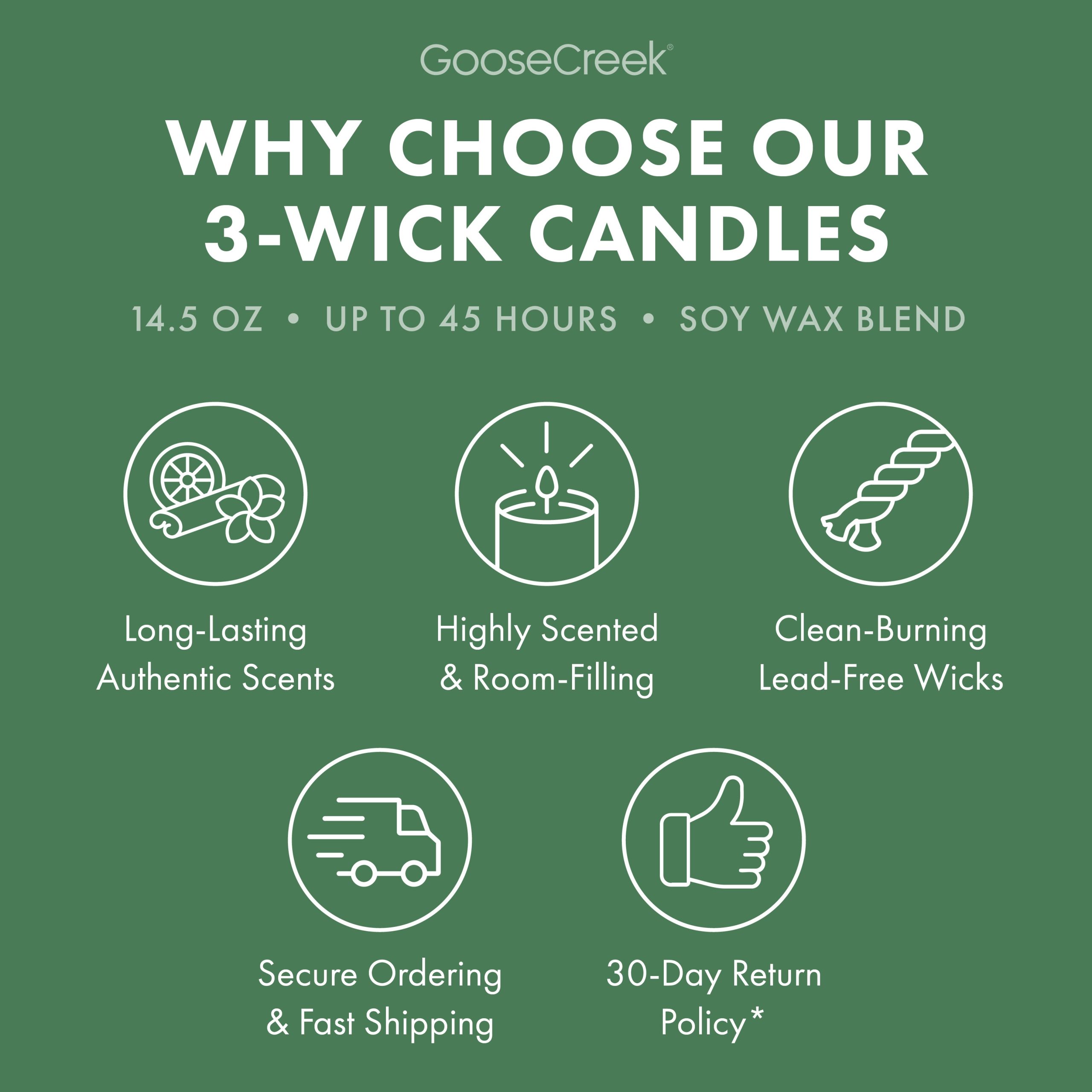 Patchouli Leaves 3-Wick Candle - Image 4
