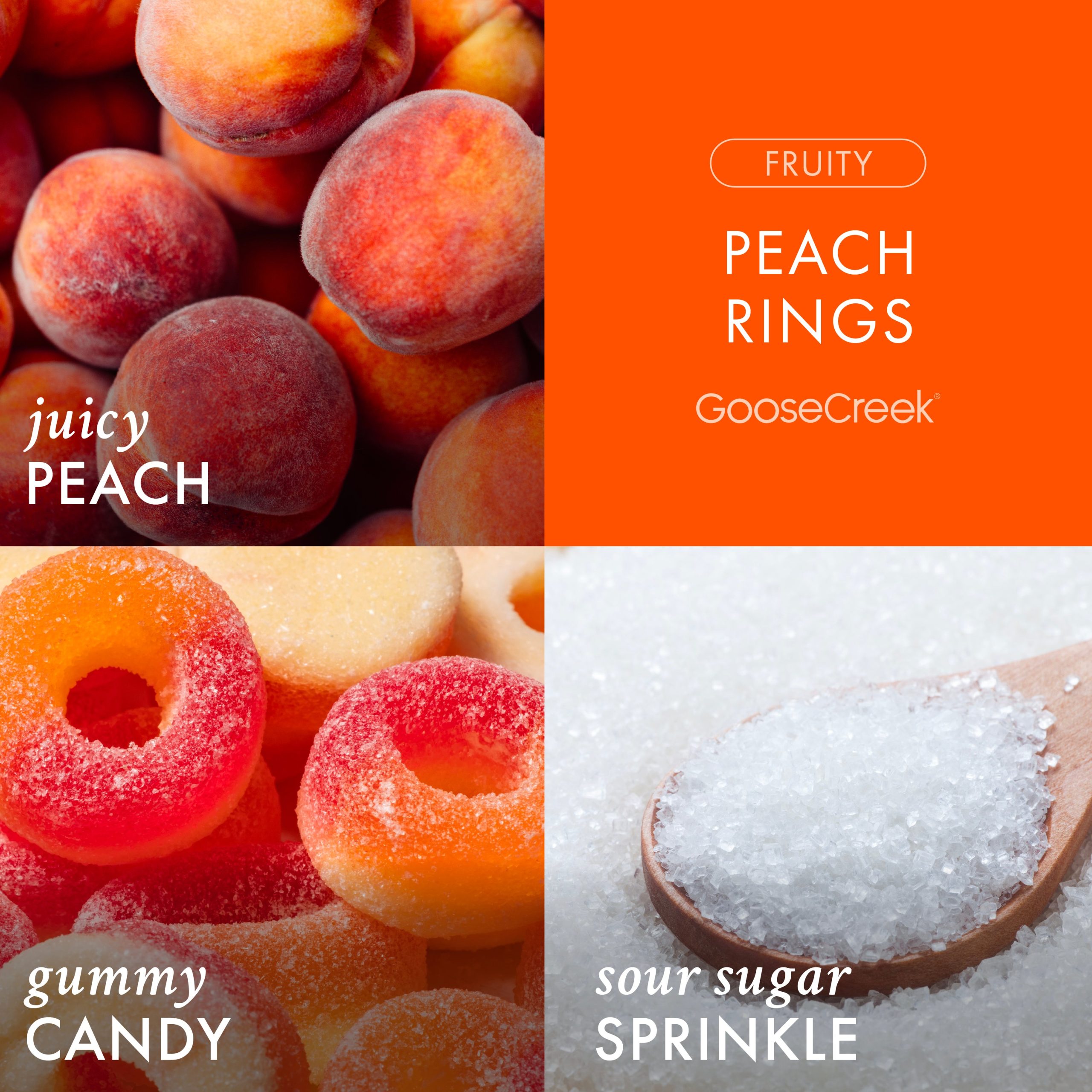 Peach Rings 3-Wick Candle - Image 2