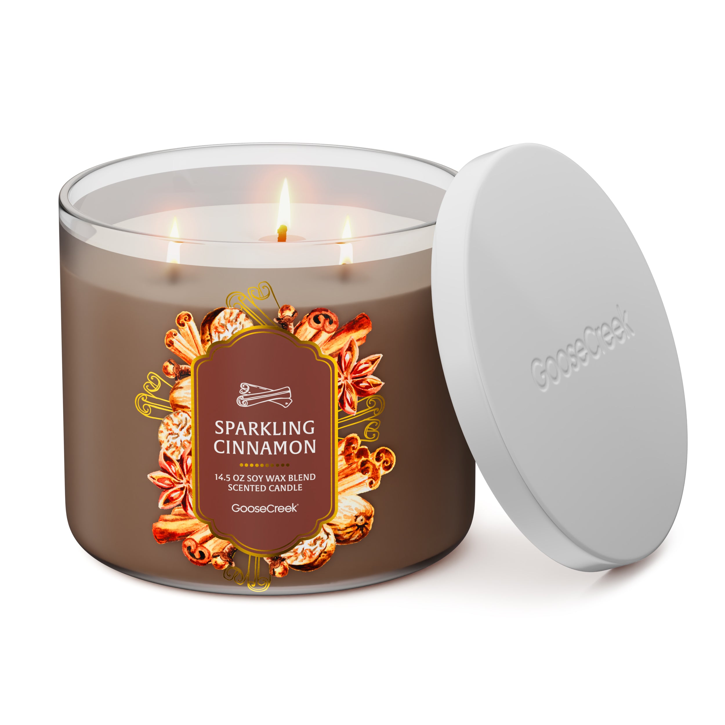 Sparkling Cinnamon 3-Wick Candle - Image 3