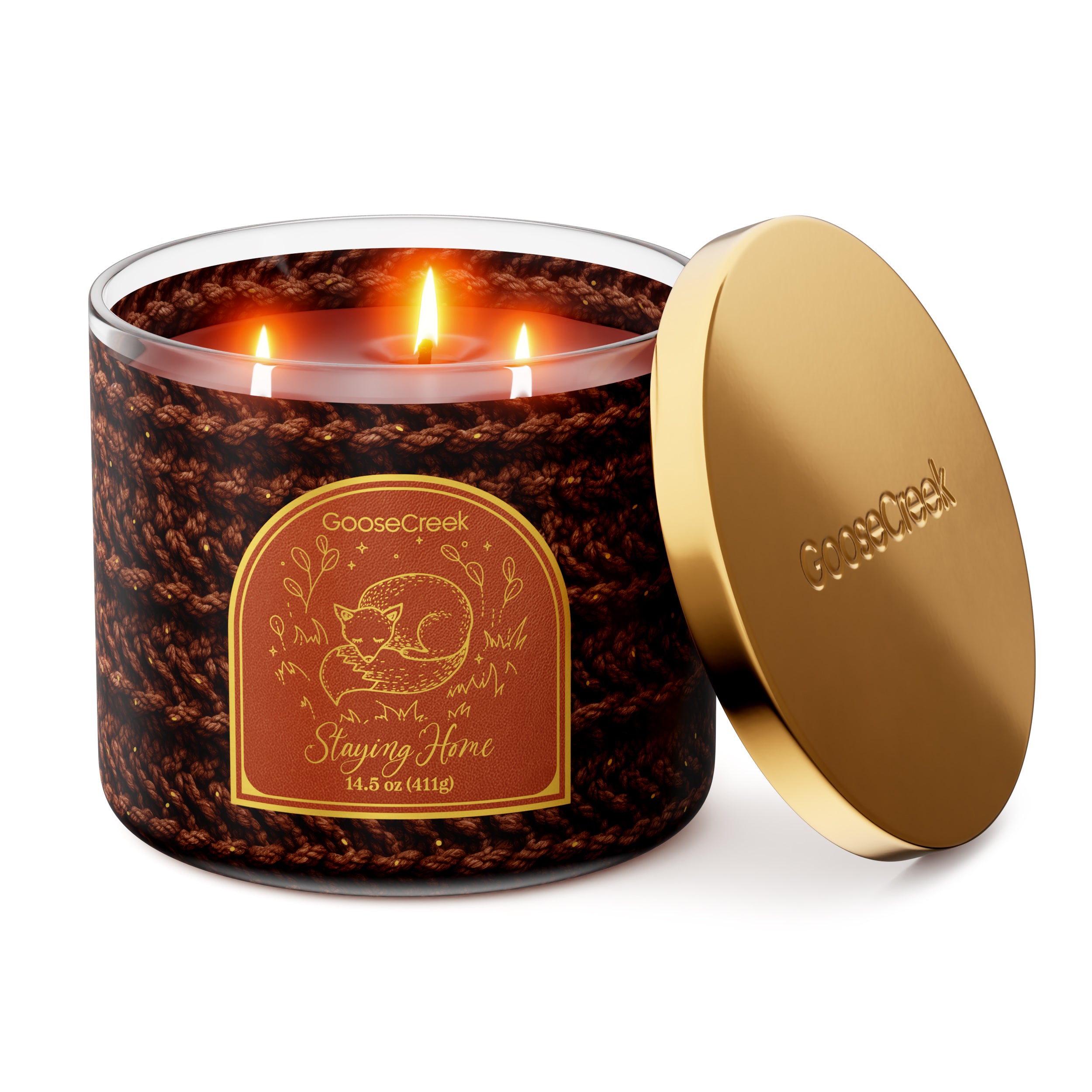 Staying Home 3-Wick Candle - Image 3