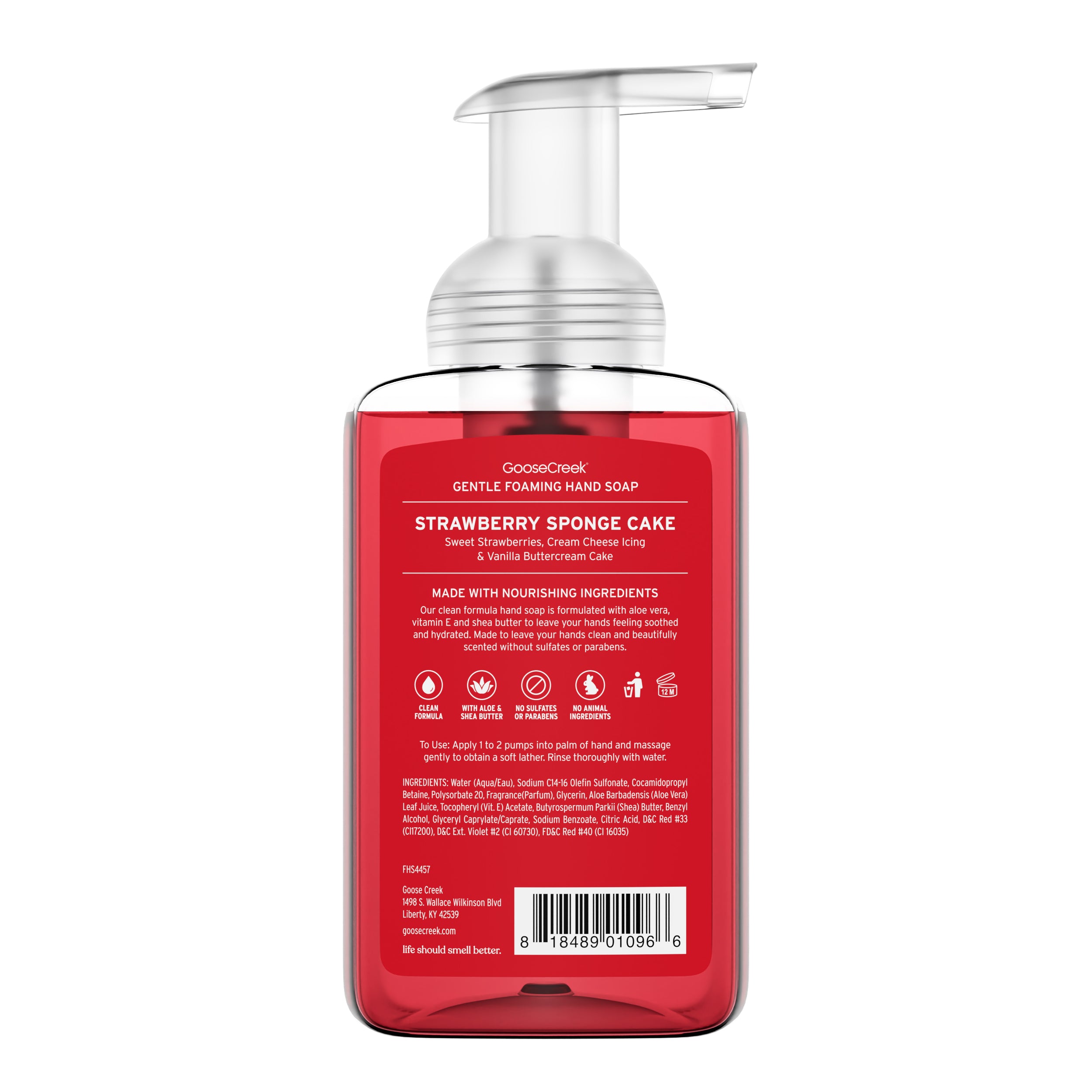 Strawberry Sponge Cake Foaming Hand Soap - Image 3