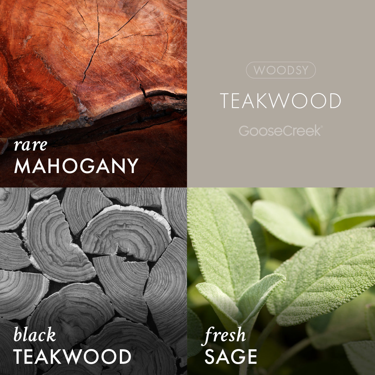 Teakwood 3-Wick Candle - Image 2