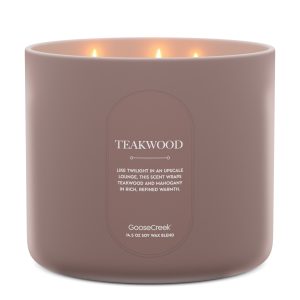 Teakwood High Intensity 3-Wick 14.5oz Candle