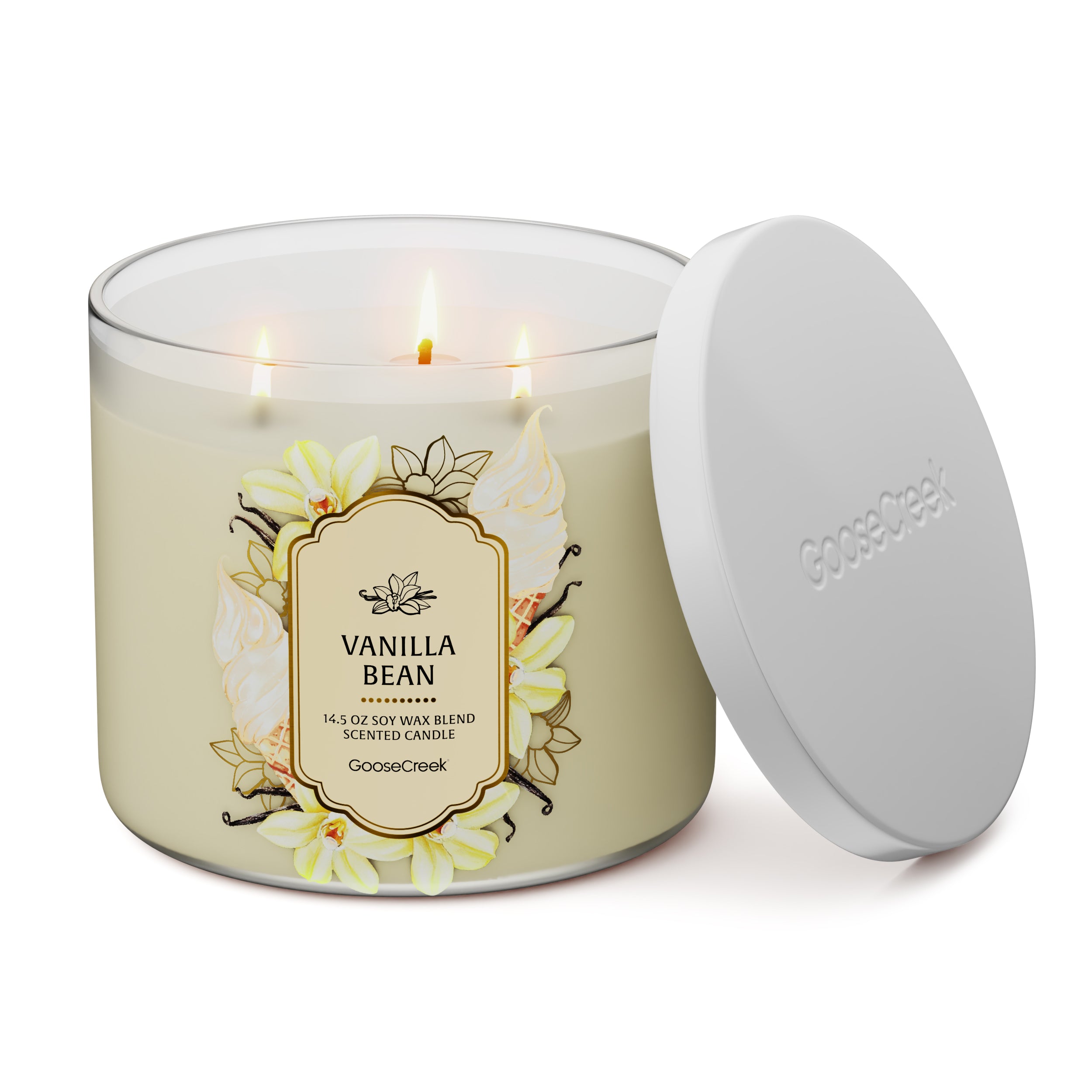 Vanilla Bean 3-Wick Candle - Image 3