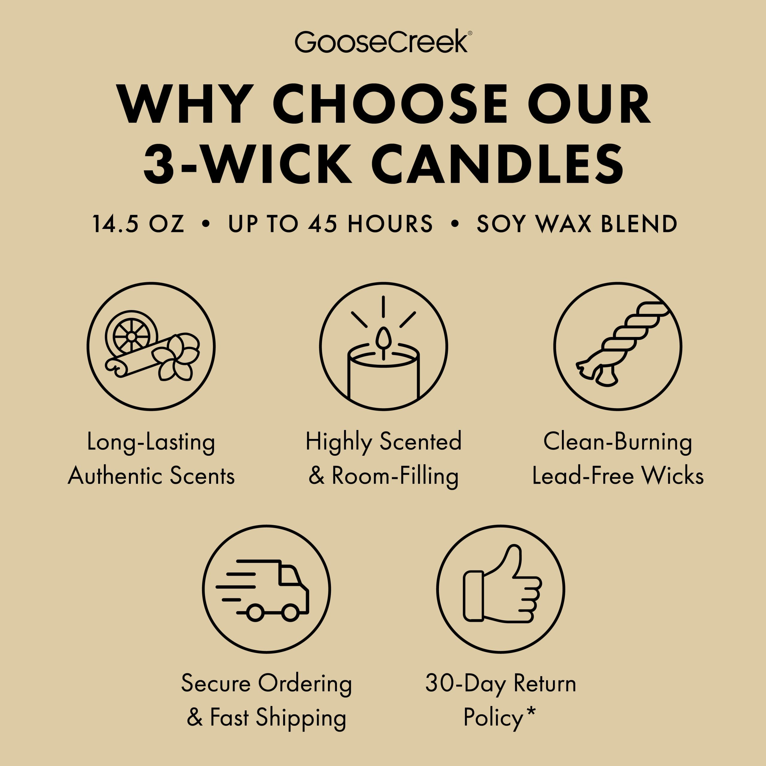 Vanilla Bean 3-Wick Candle - Image 4