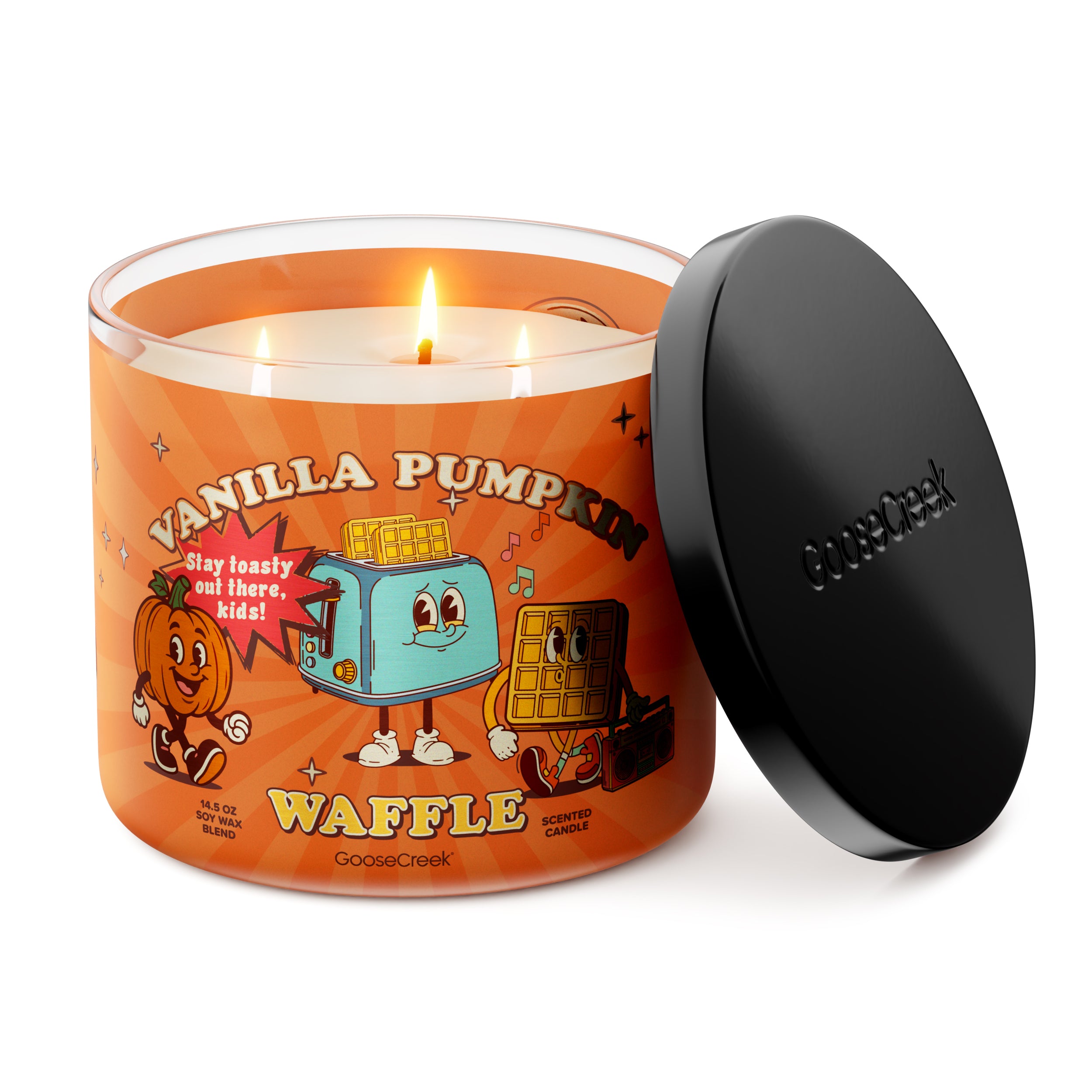 Vanilla Pumpkin Waffle 3-Wick Candle - Image 3