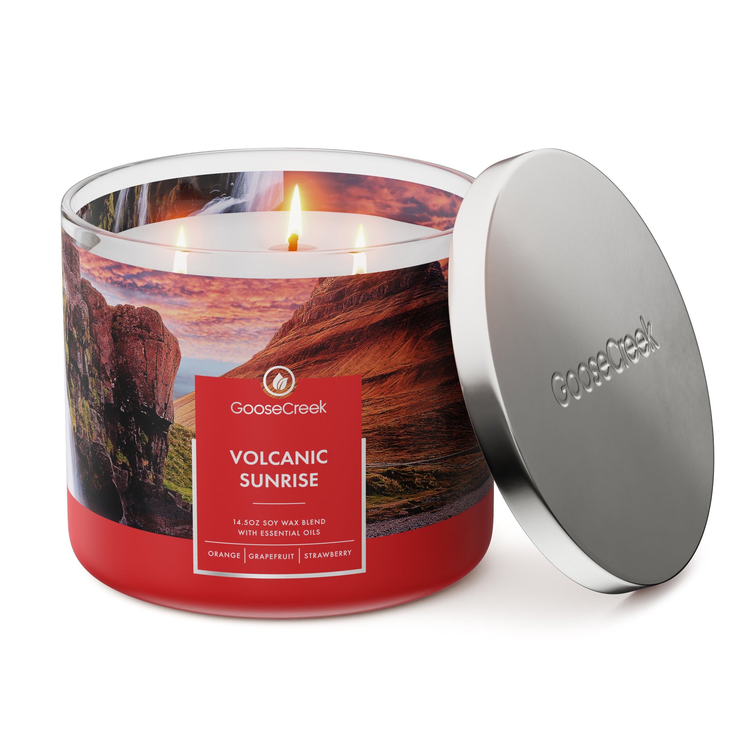 Volcanic Sunrise 3-Wick Candle - Image 3