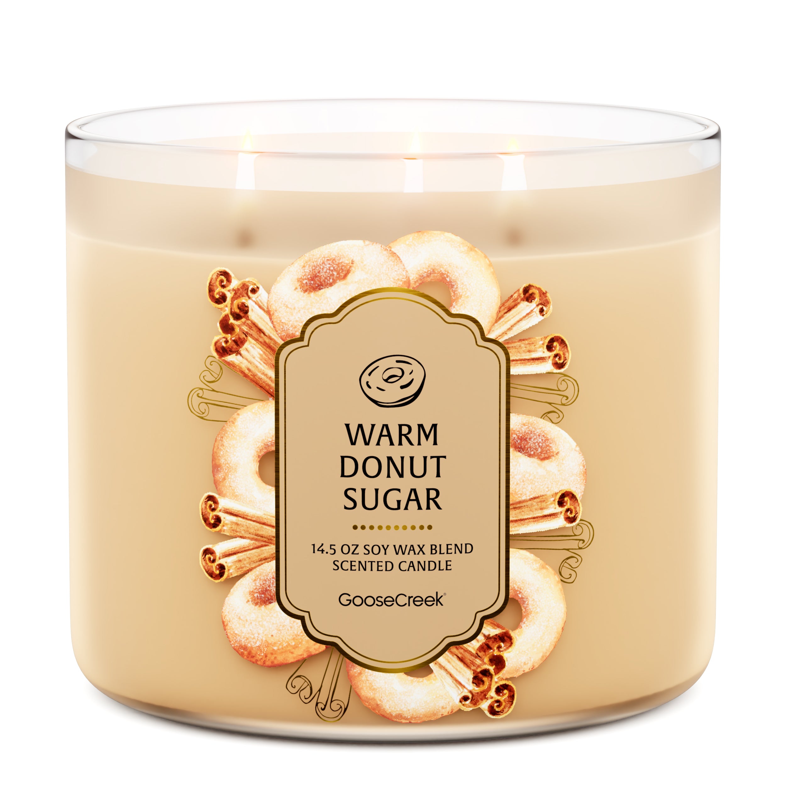 Warm Donut Sugar 3-Wick Candle