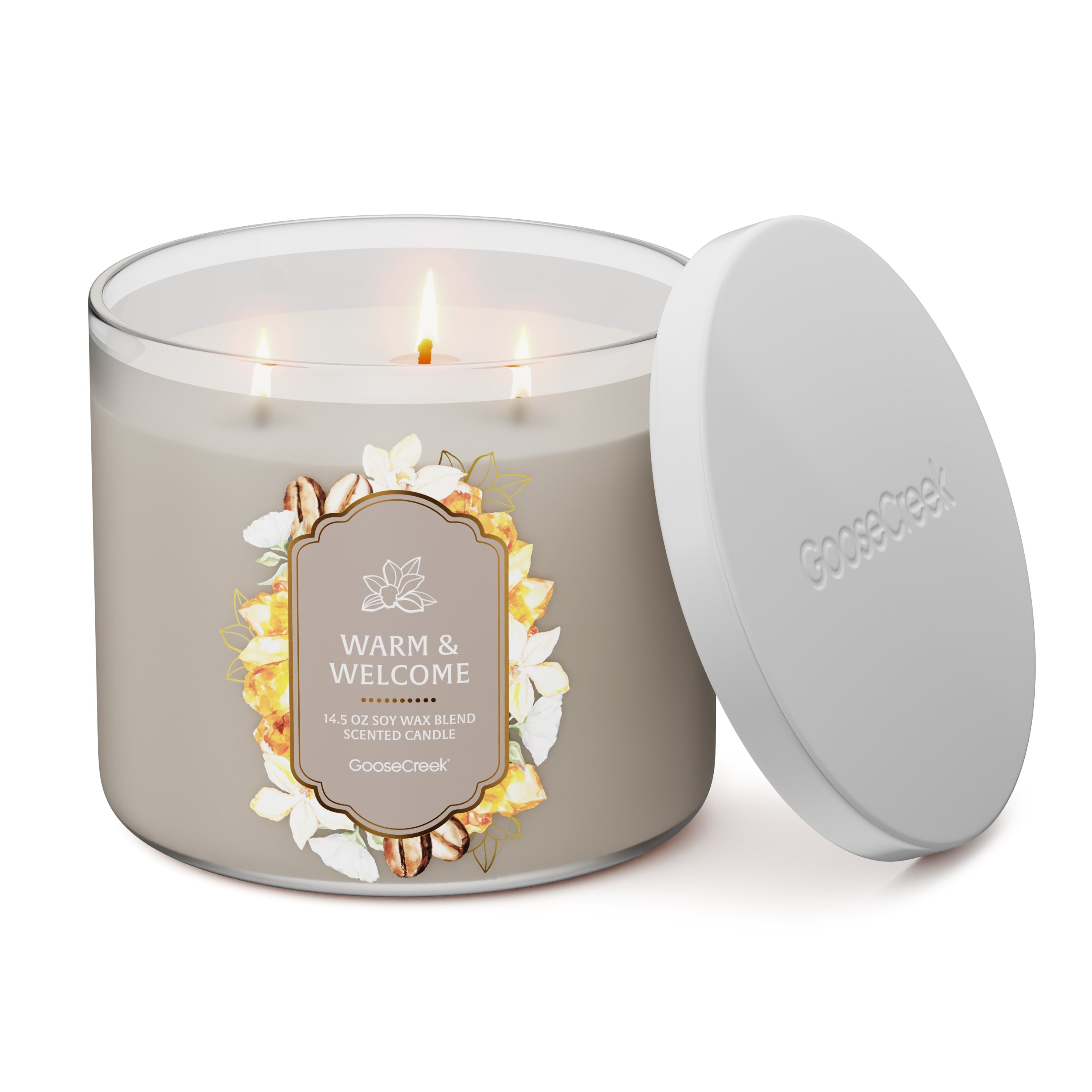 Warm & Welcome 3-Wick Candle - Image 3