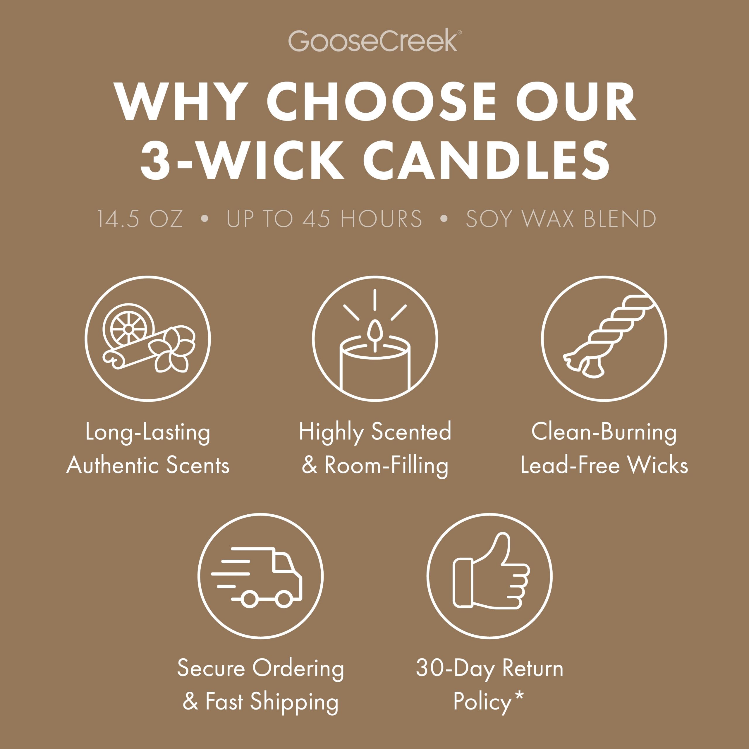 Warm & Welcome Odor Eliminating 3-Wick Candle - Image 5