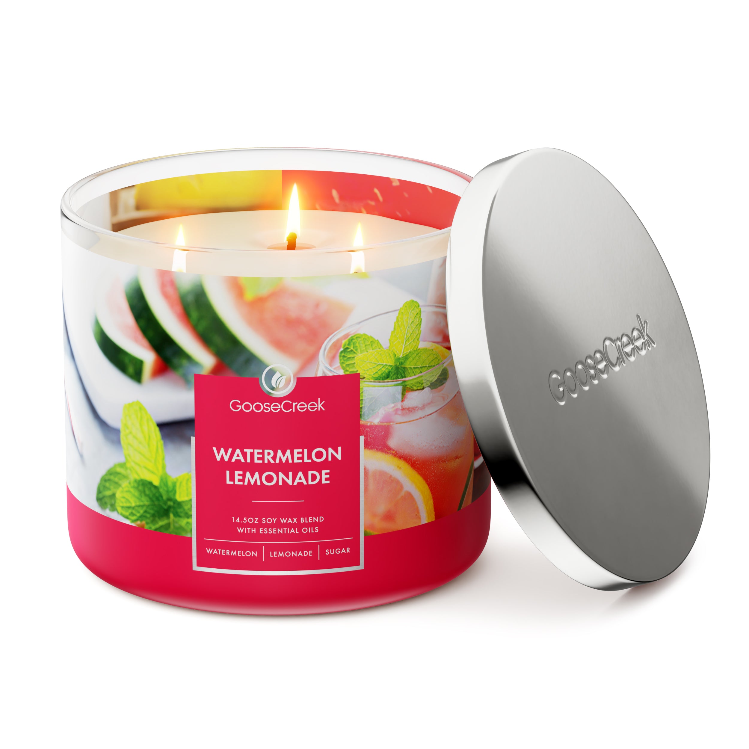Watermelon Lemonade 3-Wick Candle - Image 3