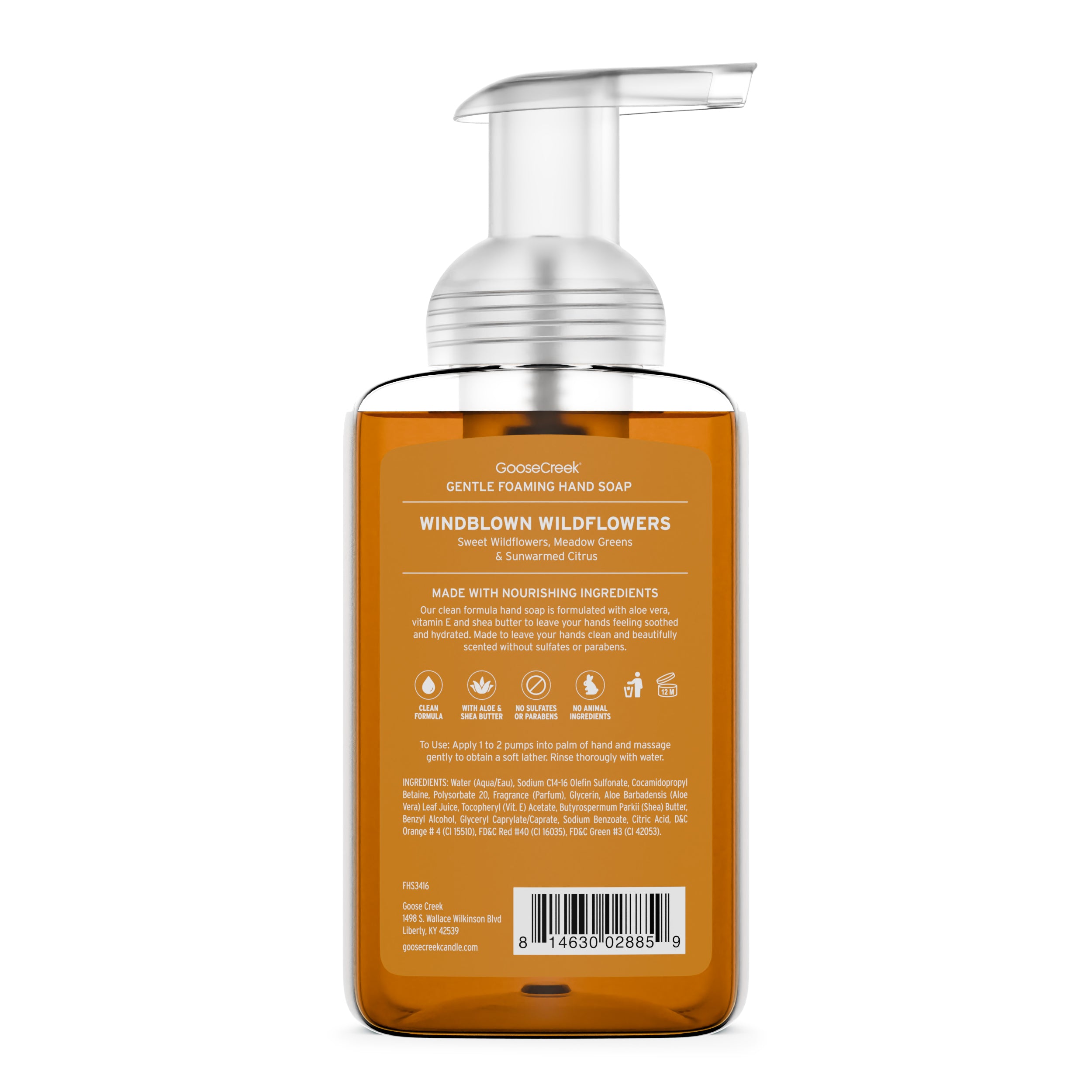 Windblown Wildflowers Lush Foaming Hand Soap - Image 2